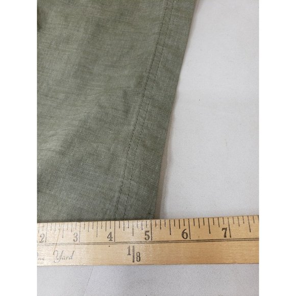 Magellan Womens Shorts Campfire Chambray Drawstring Elastic Waist Green Size XL - Picture 6 of 6
